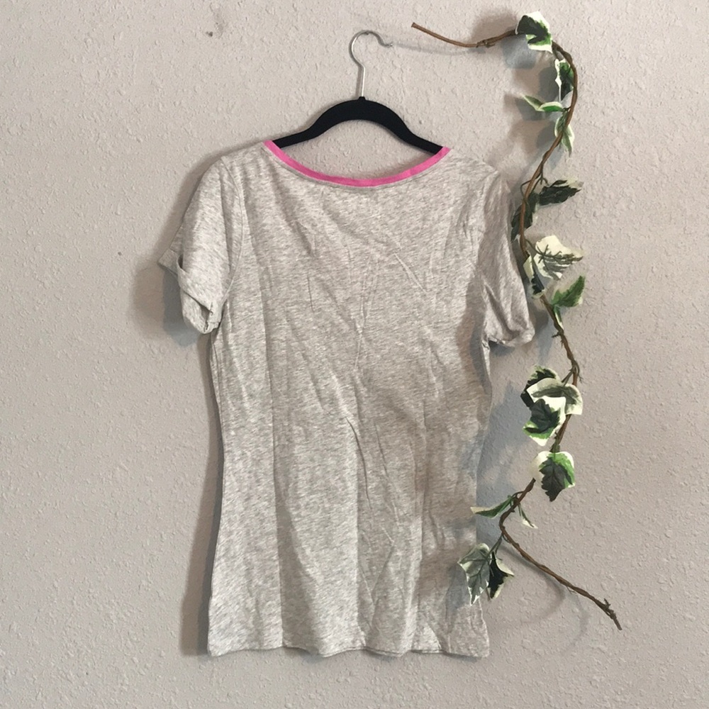 Express Basic Gray Tee - Picture 3 of 3
